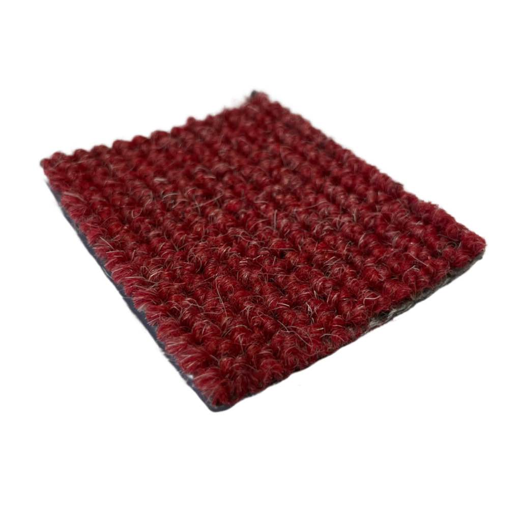 Autoteppich nicht formbar Breite 1400mm Haargarn-Bouclé Farbe: rot-meliert
