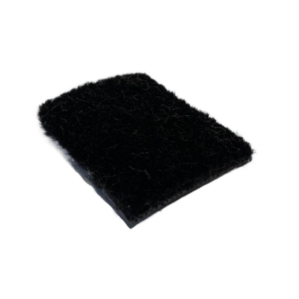Autoteppich nicht formbar Breite 1070mm Wolltepich Farbe: schwarz