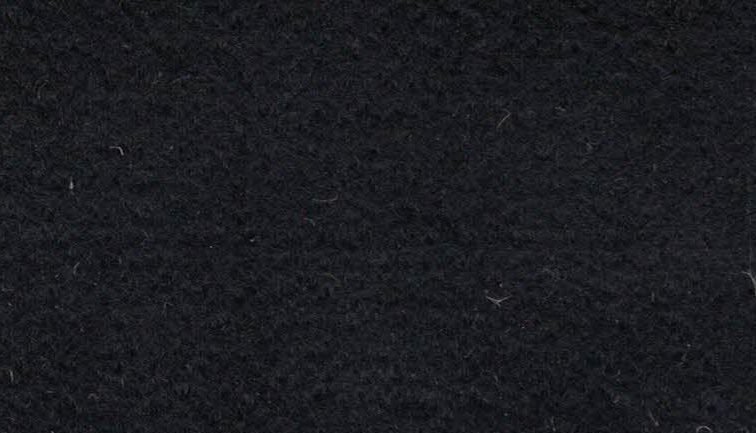 KFZ Filz Breite 1000mm 5-6mm Synthetik dehnbar schwarz selbstklebend